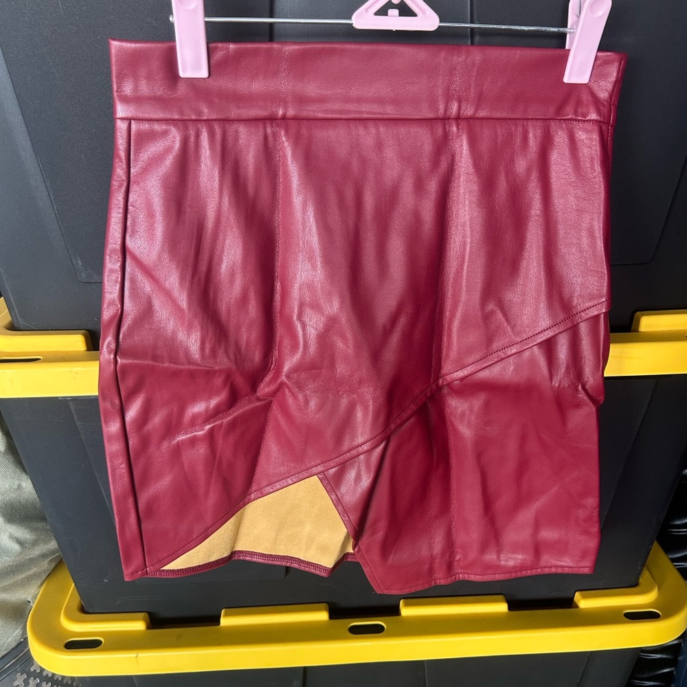 Choies Red Mini Skirt